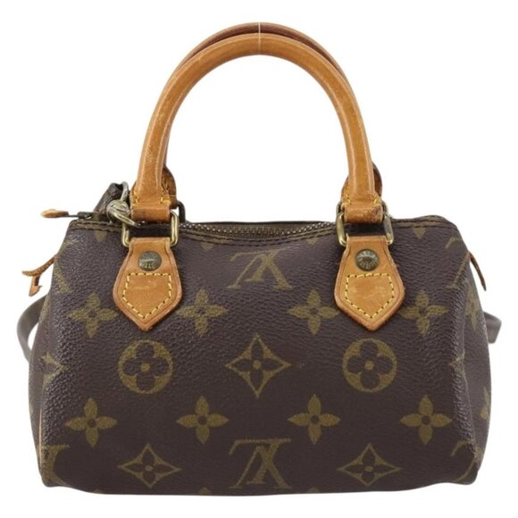 LOUIS VUITTON Monogram Mini Speedy Hand Bag M41534 LV Auth hk3156 - Picture 3 of 16